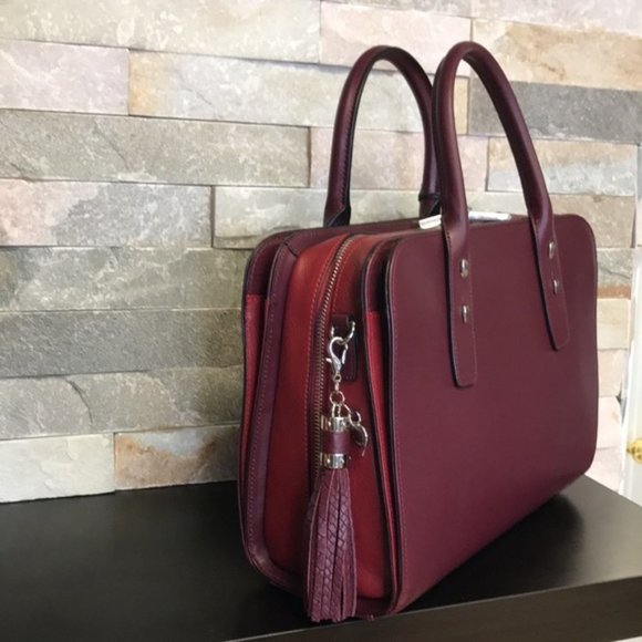 Celine Dion Elegy Leather Satchel - Picture 3 of 7